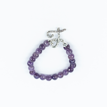 Carica l'immagine nel visualizzatore di Gallery, Bracciale elastico con iniziale