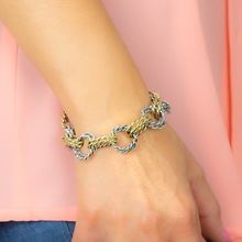 Carica l'immagine nel visualizzatore di Gallery, Bracciale maglia a corda