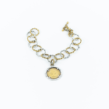 Carica l'immagine nel visualizzatore di Gallery, Bracciale maglie a corda sterlina