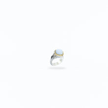 Carica l'immagine nel visualizzatore di Gallery, Anello calcedonio taglio cuscino