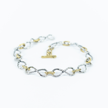 Carica l'immagine nel visualizzatore di Gallery, Collana maglie infinito argento