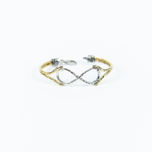 Carica l'immagine nel visualizzatore di Gallery, Bracciale semirigido infinito argento
