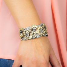 Carica l'immagine nel visualizzatore di Gallery, Bracciale rigido schiava a cerchi