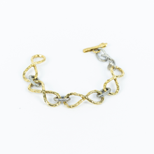 Carica l'immagine nel visualizzatore di Gallery, Bracciale maglie infinito bronzo
