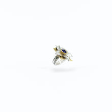 Carica l'immagine nel visualizzatore di Gallery, Anello con Fiore e pietra - Les Folies Gioielli - Argento 925