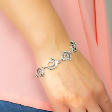 Carica l'immagine nel visualizzatore di Gallery, Bracciale chiocciole argento