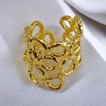 Carica l'immagine nel visualizzatore di Gallery, Anello fascia cerchi
